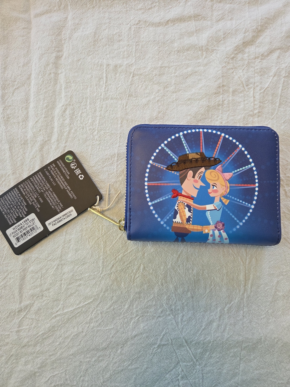 Loungefly Pixar Toy Story Character Zip Wallet - Blue, NWT - Picture 2 of 4